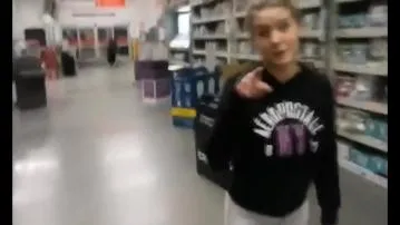 Stranger girl sucks in walmart