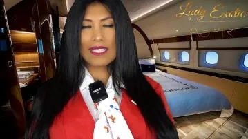 Asmr sensual- horny private flight attendant