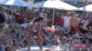 Key west fest sluts insane pussy twerk pool party