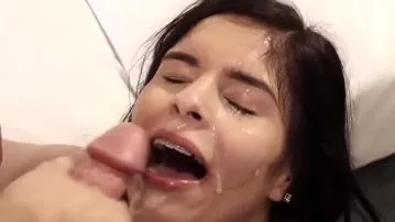 Facial cumshot compilation