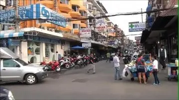 Pattaya beach road in thailand